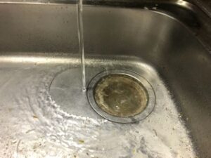 台所　キッチン　排水つまり　高圧洗浄　薬品洗浄