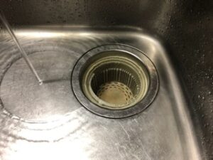 台所　キッチン　排水つまり　高圧洗浄　薬品洗浄